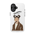 Progress Over Perfection Phone Case — Empowering Feminine Illustration Protective Cover