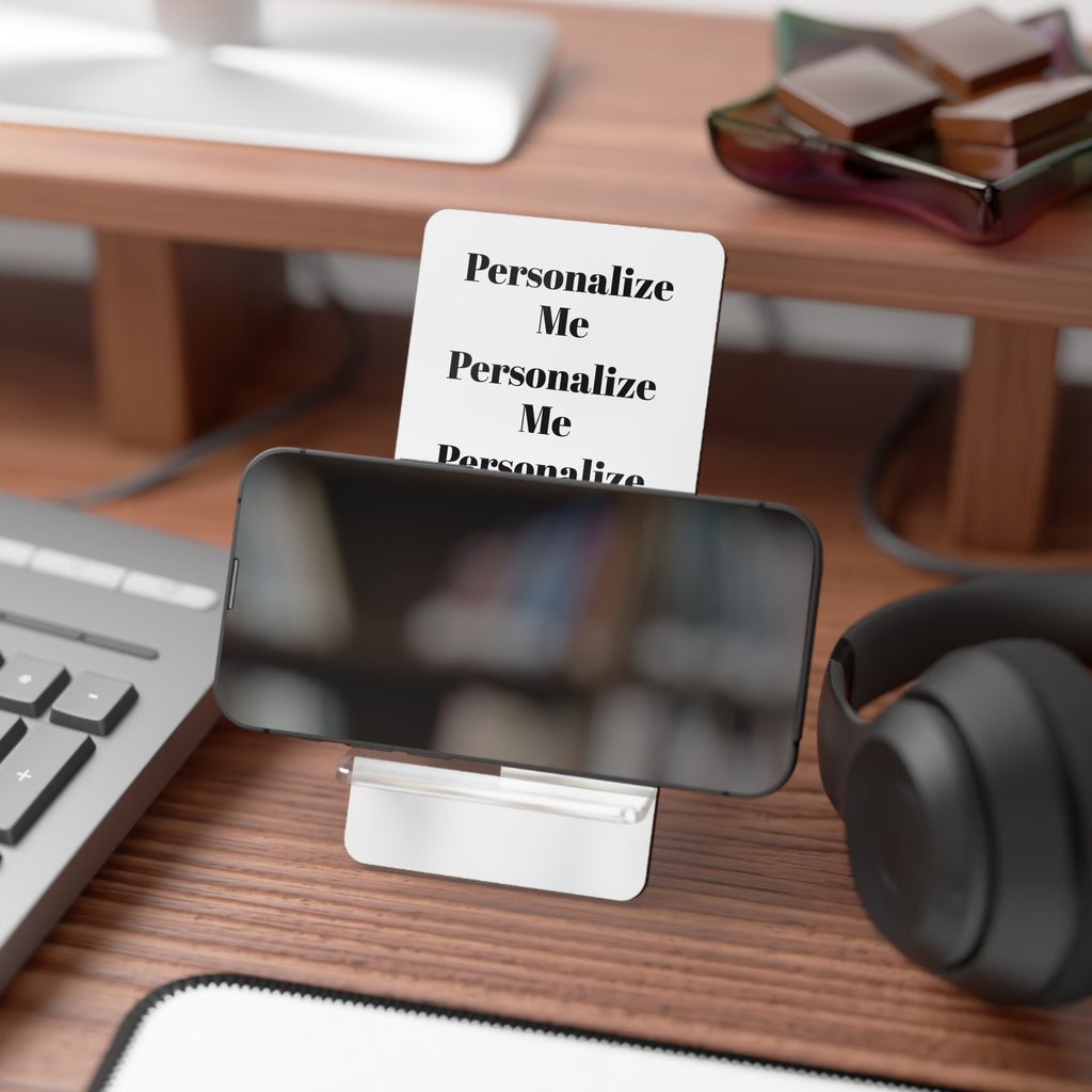 Personalized Acrylic Phone Stand - Custom Mobile Display Holder