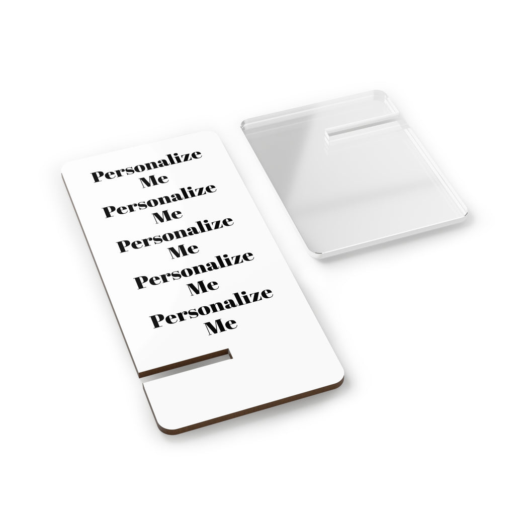 Personalized Acrylic Phone Stand - Custom Mobile Display Holder