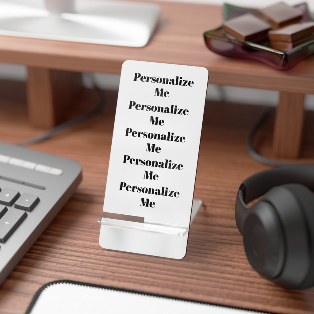 Personalized Acrylic Phone Stand - Custom Mobile Display Holder